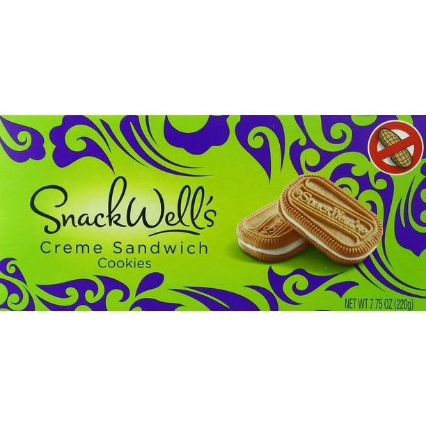 12 PACKS Snackwells Vanilla Creme Sandwich Cookie, 7.75 Ounce