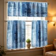 thumbnail image 7 of Three Piece Kitchen Curtain Set, Light Filtering Cafe Curtains With Valance For Basement Bathroom Small Windows Farmhouse Home Decoration And Privacy, 7 of 7