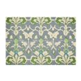 thumbnail image 7 of Yayeee Bath Rug for Bathroom Floor Non Slip Rectangle Fluffy Soft Absorbent Mat, 16"x24", Beige Floral, 7 of 7