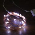 thumbnail image 4 of Luces LED de cobre de 1 m y 10 LED para Navidad, cadena de luces LED con botón CR2032 que funciona con pilas para decoración de bodas y Navidad, 4 of 4
