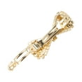 thumbnail image 3 of Unique Bargains 1 Pc Hair Barrettes Grace Crystal Bow Barrette Clip Gold Tone, 3 of 5