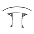 thumbnail image 4 of Tbest 2Pcs Car Console Panel Trim Carbon Fiber Panel Trim For C-Class W205 GLC C180, 4 of 8