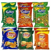 Kurkure Pack of 6 and Lays Pack of 6