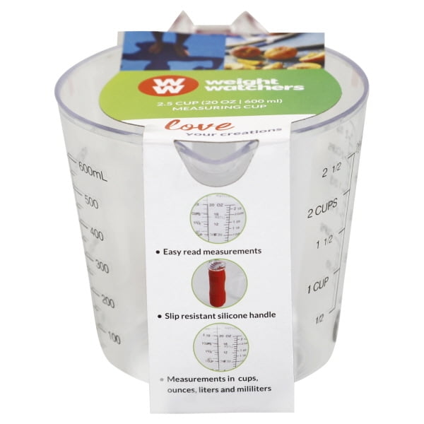 Weight Watchers Clyde 20 oz. Measuring Cup with Red Handle