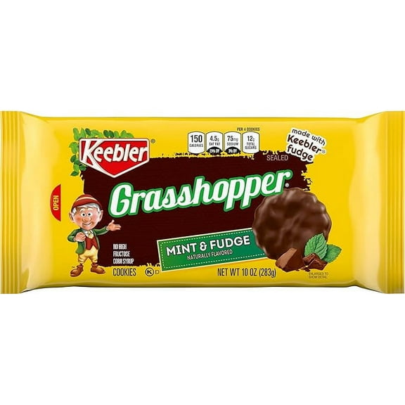 Keebler Grasshopper Mint Cookies, 10 Oz. (Pack of 1)