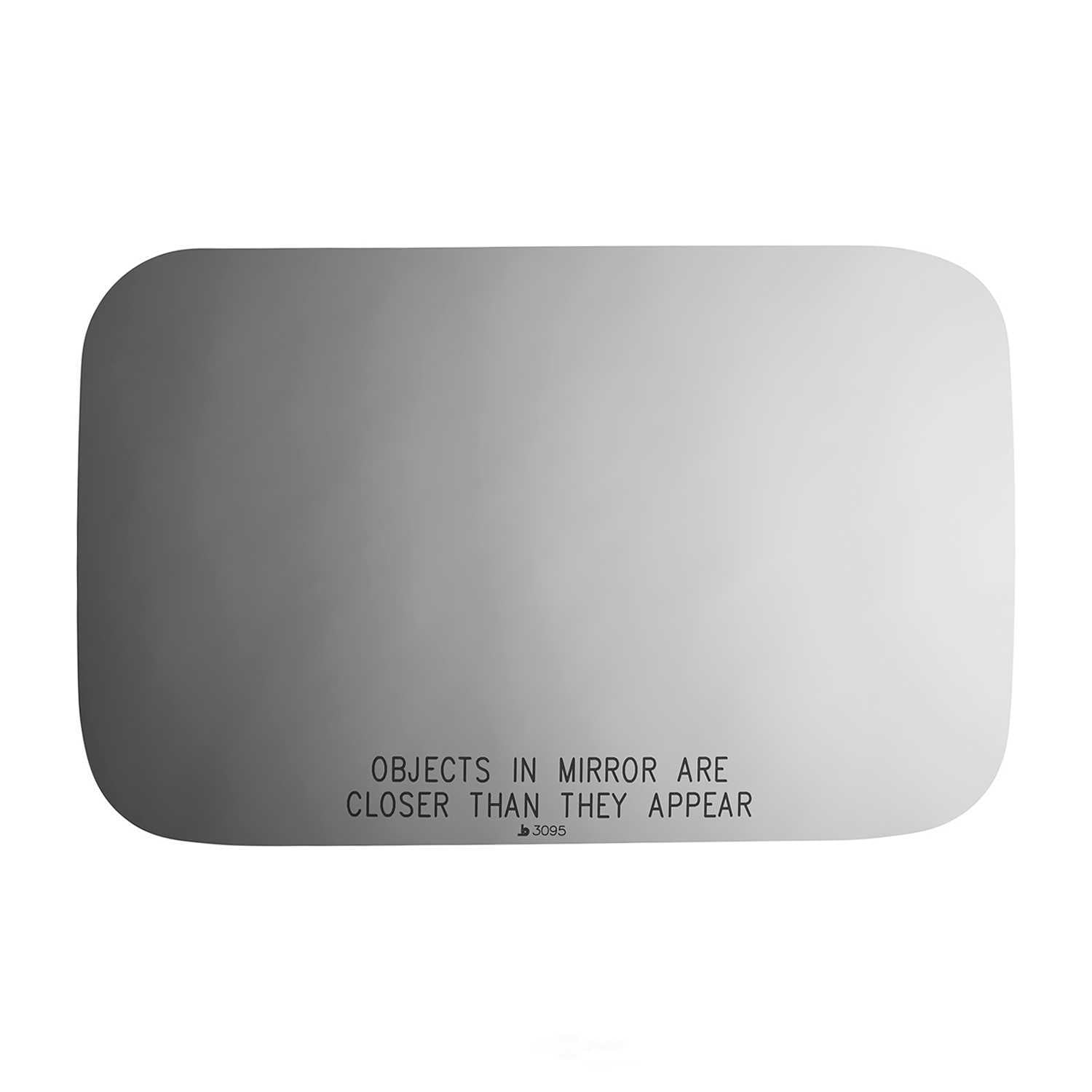Burco Side View Mirror Replacement Glass - Clear Glass - 3095