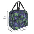 thumbnail image 3 of Honeii Magic Toads in Hats Print Lunch Bag Women, Lunch Box Lunch Bag for Women Adult Men, Small Leakproof Cute Lunch Tote Large Capacity Reusable, 3 of 8