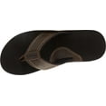 thumbnail image 4 of Men's Dunham Carter Flip-Flop Brown Leather 13 D, 4 of 5