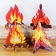 thumbnail image 3 of Hoguera Artificial de cartón 3D, accesorios para fotos, acampada, barbacoa, fiesta, llama de fuego falsa para Halloween, Navidad, decoración del hogar, 3 unidades, 1 unidad, 3 of 4