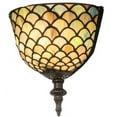thumbnail image 6 of Meyda Tiffany - 175197 - One Light Wall Sconce - Tiffany Fishscale - Mahogany Bronze, 6 of 7