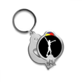 thumbnail image 1 of Roller Skating Sport Black Outline Nail Clippers Sharp Fingernail Stainless Steel Cutter, 1 of 3