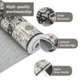 thumbnail image 4 of Aoile Vintage Area Rug 5x7, Washable Rug Low Pile Non-slip Floral Distressed Mat for Living Room Bedroom Dining Room Home Decor, Black, 4 of 8