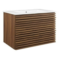 Modway Render 30" Wall-Mount Bathroom Vanity