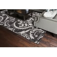 thumbnail image 2 of Concord Global 45735 5 ft. 3 in. x 7 ft. 7 in. Lara Large Damask - Anthracite, 2 of 4