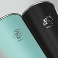 thumbnail image 7 of SWISS+TECH 16 oz Insulated Tumbler with Lid, 2 Pack Stainless Steel Cups, Double Wall Pint Cup Glasses (Green Turquoise&Black), 7 of 7