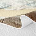 thumbnail image 5 of Manfei White Cloud Quilt King,Blue Sea Wales King Coverlet Set,3 Pieces, 5 of 7