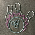 thumbnail image 4 of Craftnamesign Bowling Ball Neon Sign, Bowling Game Store Decor Signboard, 4 of 4