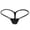 Black [Womens Underwear Clearance Sales Today Deals], variant on G String Thongs for Women Mini Micro Panties High Cut Underwear Low Rise Tiny T-Back Thong Panty White, L