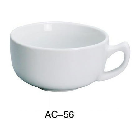 

Yanco AC-56 4.625 in. 14 oz ABCO Cappuccino Cup - Porcelain Super White - Pack of 36