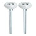 thumbnail image 1 of Uxcell Rouleaux de Porte de Garage en Nylon Lot de 2, Roues de Porte de Garage 1.8 Pouces Tige 4.3 Pouces, Roulements Estampés pour Portes de Garage, Blanc, 1 of 6