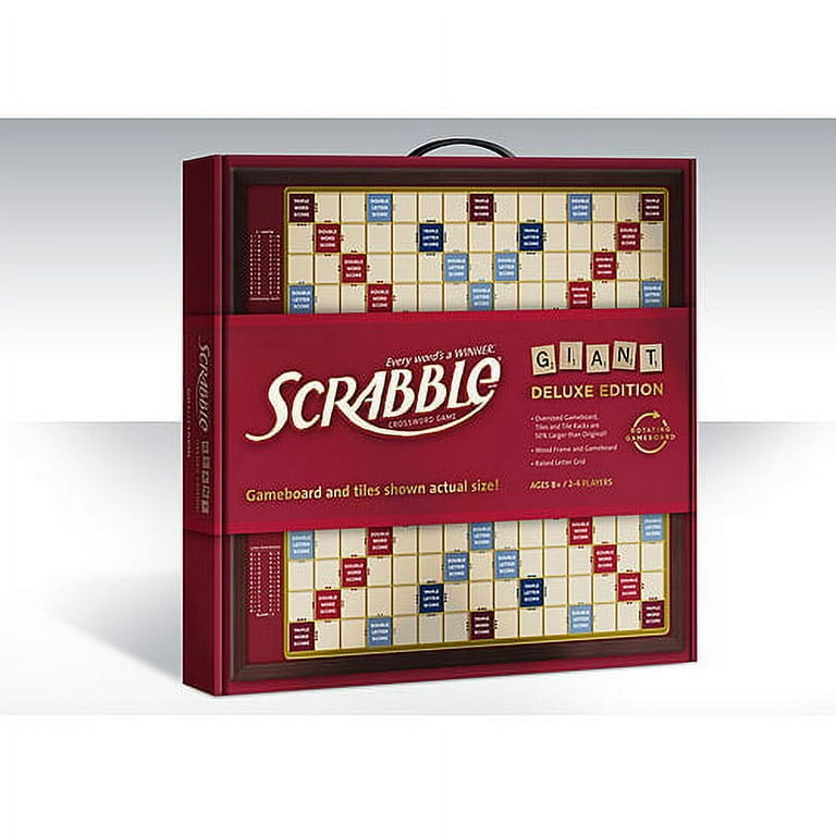 WS Game Company SCRABBLE Giant Deluxe Edition with Rotating WS Game Company SCRABBLE Giant Deluxe Edition with Rotating