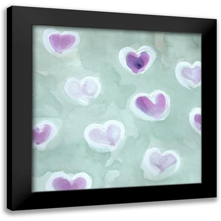 Chapman, Marcy 12x12 Black Modern Framed Museum Art Print Titled - Luv U