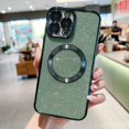 thumbnail image 1 of Electroplated Glitter Super Strong Magnetic Hard Hole Phone Case Suitable For IPhone15Promax/14Pro/13/12Promax/12Pro/11Promax/11 Protective Case, 1 of 5