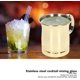 thumbnail image 5 of 1 taza portátil (dorada), mantiene fría y caliente, sirve maravillosas bebidas mixtas de acero inoxidable de 400 ml, taza de cóctel, fácil limpieza., 5 of 5