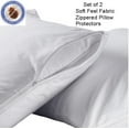 thumbnail image 3 of Dependable Waterproof Zippered Vinyl Pillow Protectors, Standard/Queen, 2 Count, 3 of 6