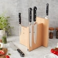 thumbnail image 3 of ZWILLING Italian Square Magnetic Knife Block - White-Colored Beechwood, 3 of 4