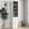thumbnail image 3 of Living Room Cabinets Elegant White Storage Cabinet – Modern & Spacious Organizer for Any Room,Wooden Cabinets, 3 of 18