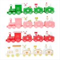 thumbnail image 1 of 4 Piezas de Adornos NavideñOs de Tren con DecoracióN de Tren, Minijuego de DecoracióN de Tren para Fiesta de Navidad, 1 of 5