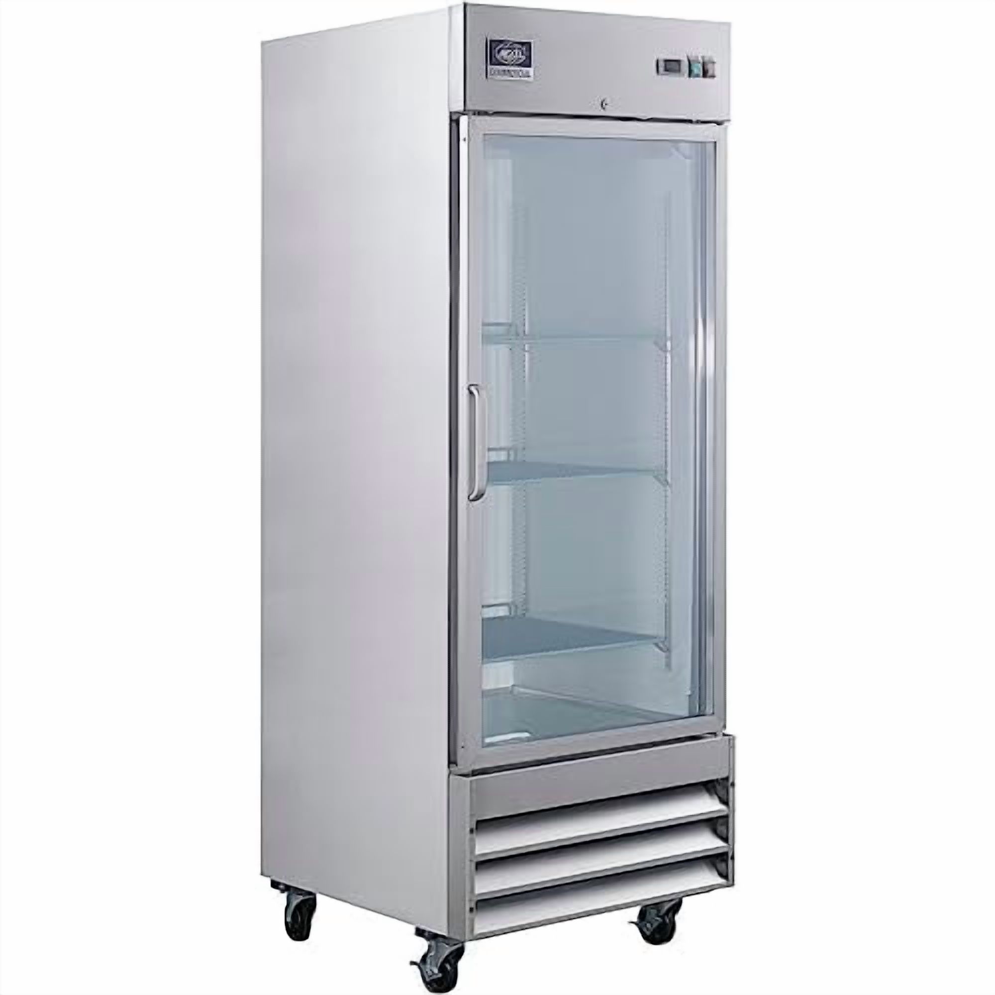 Global Industrial 243218 Nexel Reach in Refrigerator - 1 Glass Door 23 cu. ft.