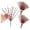 Burgundy, variant on 12pc Patriotic Pip Berry Sprays - for Rustic, Americana Floral Work - Factory Direct Craft