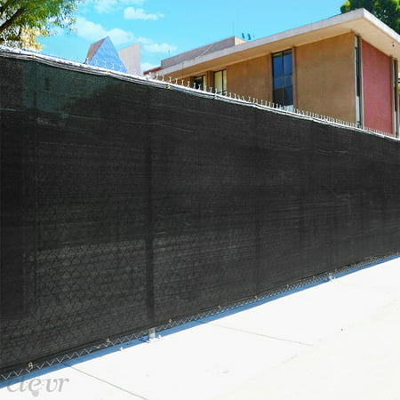 Clevr 6' x 50' Fence Wind Privacy Screen Mesh Commercial Cover with ...