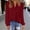 Wine, variant on Flowy Oversized Tops for Women New Cute Boho Tops for Women V Neck Blouses Flowy Dressy Casual Lace Long Sleeve Shirts Fashion Comfy Basic Blouse Style B-1 Wine XXL