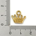thumbnail image 3 of 2Pcs Charm Charms 304 Stainless Steel Charms Real 18K Gold Plated for Women DIY Necklace Bracelet Earring Jewelry Craft Making 13x14x3mm Hole: 2.4mm 2pcs, 3 of 3