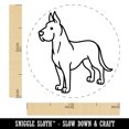 thumbnail image 2 of Great Dane Standing Dog Self-Inking Rubber Stamp Ink Stamper - Red Ink - Large 1-1/2 Inch, 2 of 7