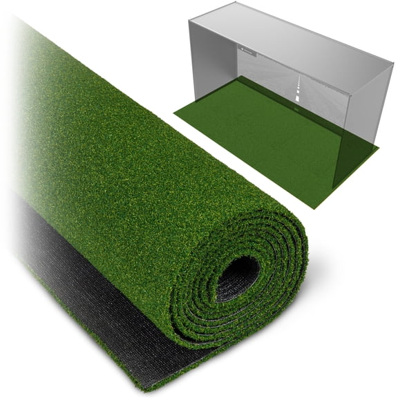 GoSports 10 x 6 ft Golf Simulator Turf - 15 mm ELITE Golf Mat for Indoor Home Setups