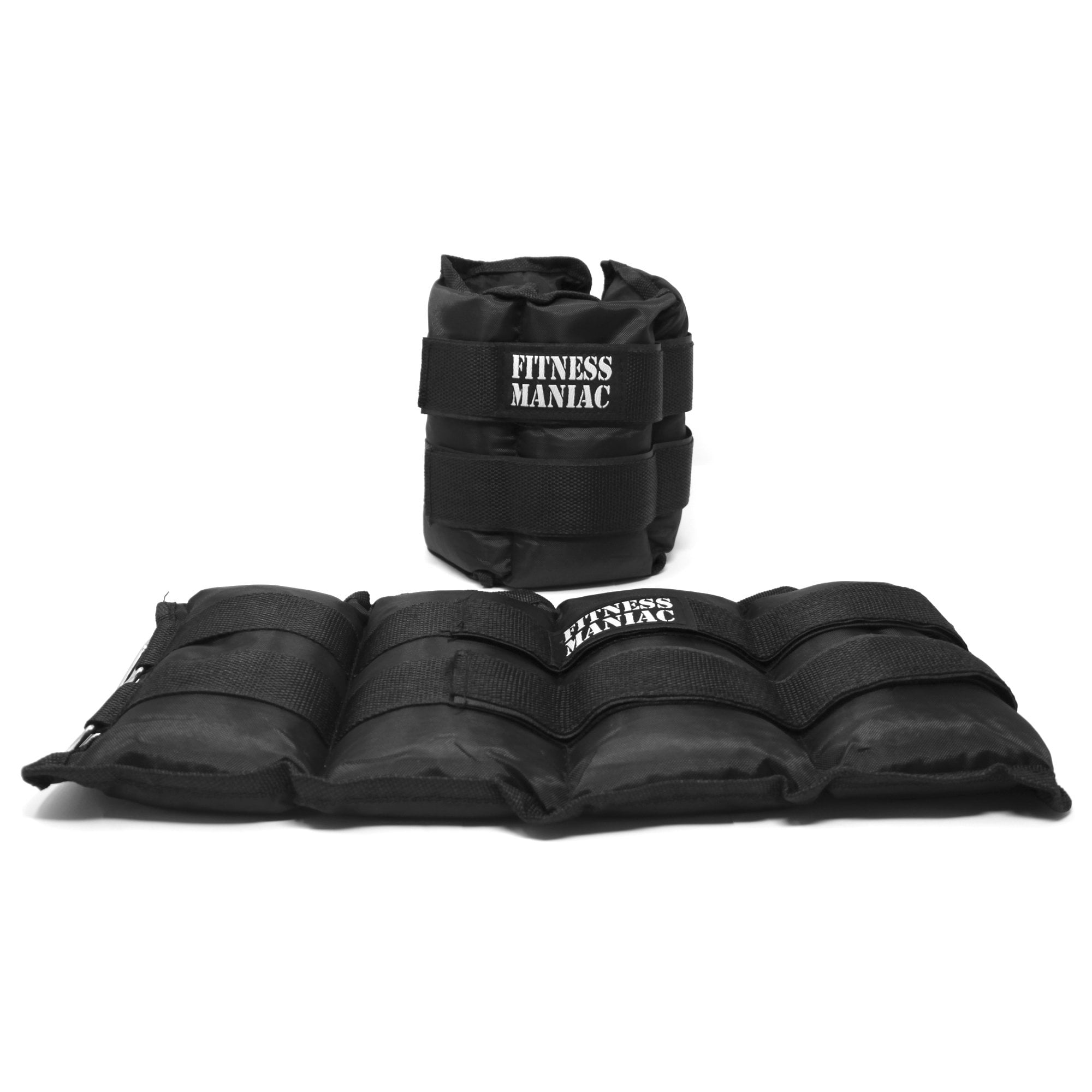 16 lbs Pro Ankle Weights with Adjustable Strap | Women & Men | Gym, Walking, Jogging