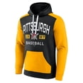 thumbnail image 2 of Men's Fanatics Black/Gold Pittsburgh Pirates Chip In Pullover Hoodie, 2 of 3