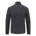 BVnarty Men's Knitted Zipper Cardigan Jacket Warm Winter Patchwork Long