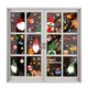thumbnail image 3 of Calcomanías de vidrio de larga duración para ventana de Navidad, calcomanías para decoraciones de fiesta de navidad, 3 of 4