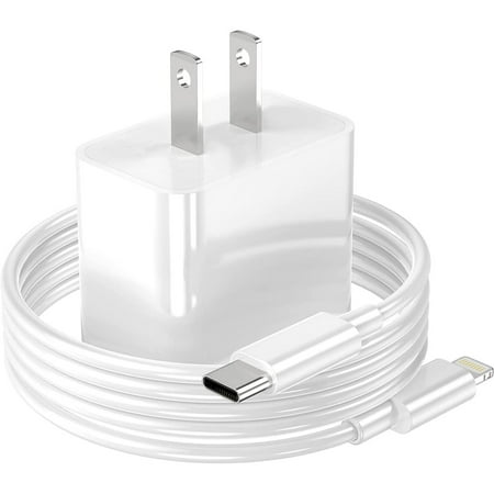 LarmTek 20W iPhone Charger Fast Charging with Type-C Lightning Cable for iPhone