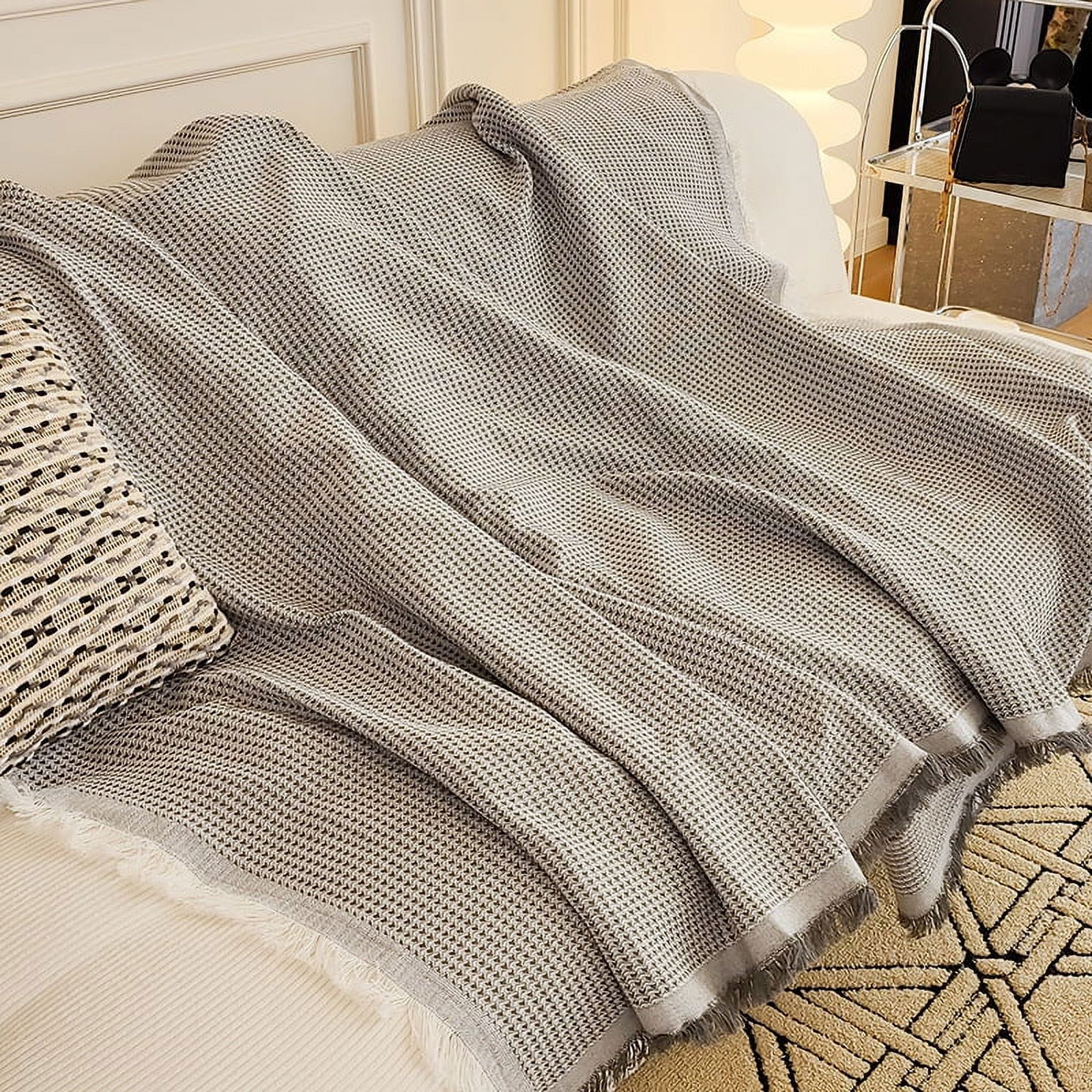 YAOLAN Cotton Sofa Cover Chenille Sofa Towels Furniture Protector 1 2 3 4 Seat Washable