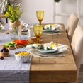 thumbnail image 2 of Design Imports CAMZ13995 Ensemble de Sets de Table Ronds Tissés en PVC Champagne, 2 of 4