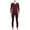 Wine, variant on uikmnh Two Piece Outfits Solid Color Mens Milk Silk Constant Temperature Seamless Autumn and Winter Thermal Underwear Set Clothes Trousers Size:4XL