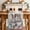 Beige, variant on Bunny Easter Table Runner 48 Inches Long Farmhouse Dress Scarves, Eucalyptus Leaves Spring Floral Eggs Weeping Dining Tablerunner for Coffee Table/Kitchen Island/Party Décor, 13" x 48"