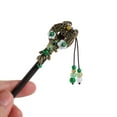thumbnail image 5 of Unique Bargains 1 Pc Hair Chopstick Classic Flower Butterfly Hair Hairpin Black Green White, 5 of 5