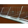 Universal Shelf Lip & Adjustable Depth Divider Kit, 20 Dividers Included for Each 48" L Adhesive Front Lip, 20 Lips, 400 3" H Dividers